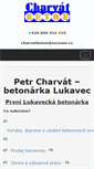 Mobile Screenshot of charvatbeton.cz